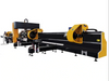 Side Mounted Three/Four Chuck Heavy Duty Tube Laser Cutting Machine