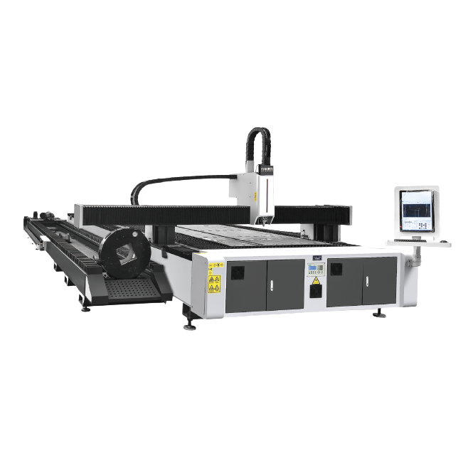 Open Type Single Worktable Plate And Tube Fiber Laser Cutting Machine